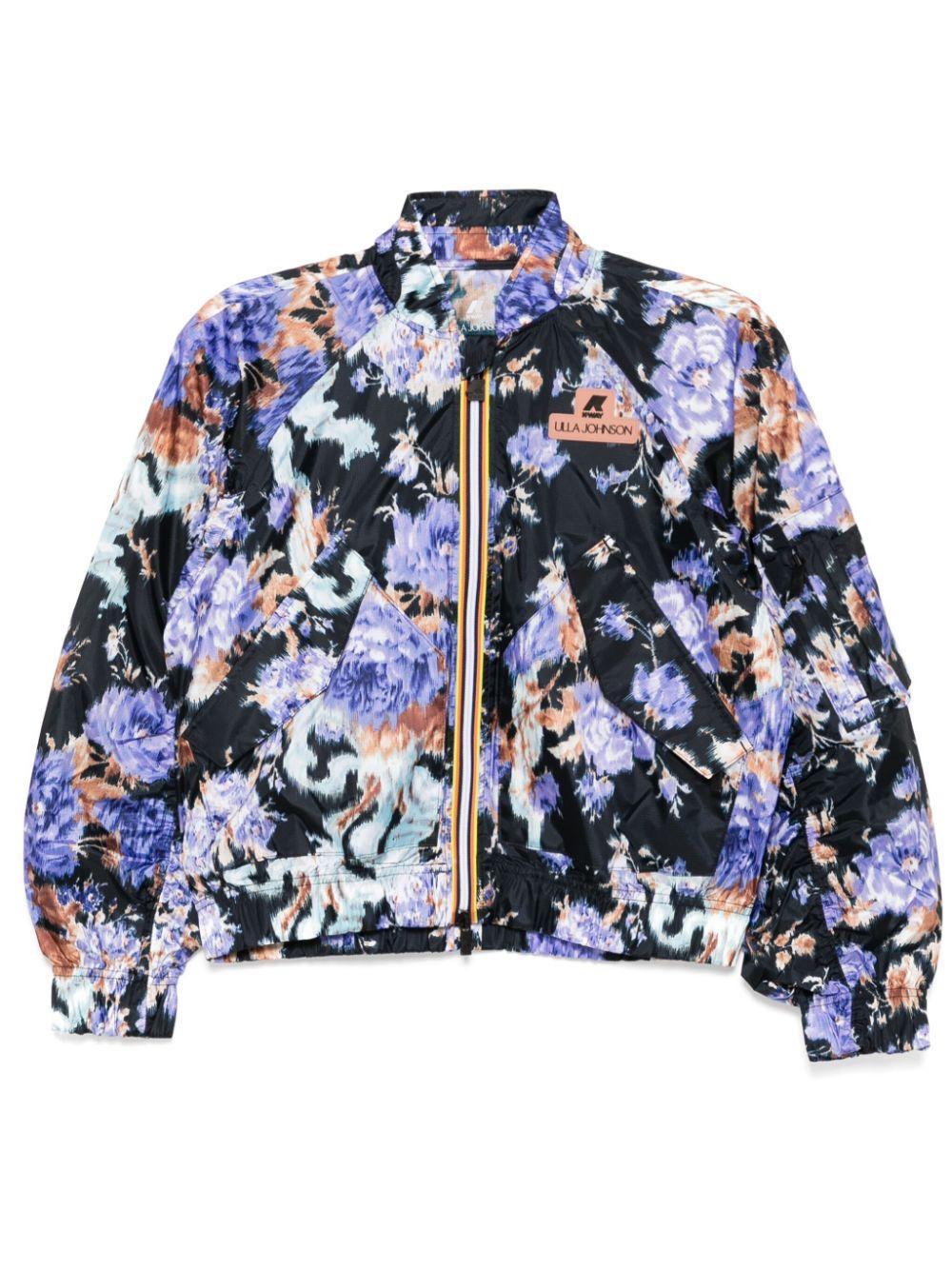 ULLA JOHNSON X K-way Cropeley Jacket In Iris Product Image