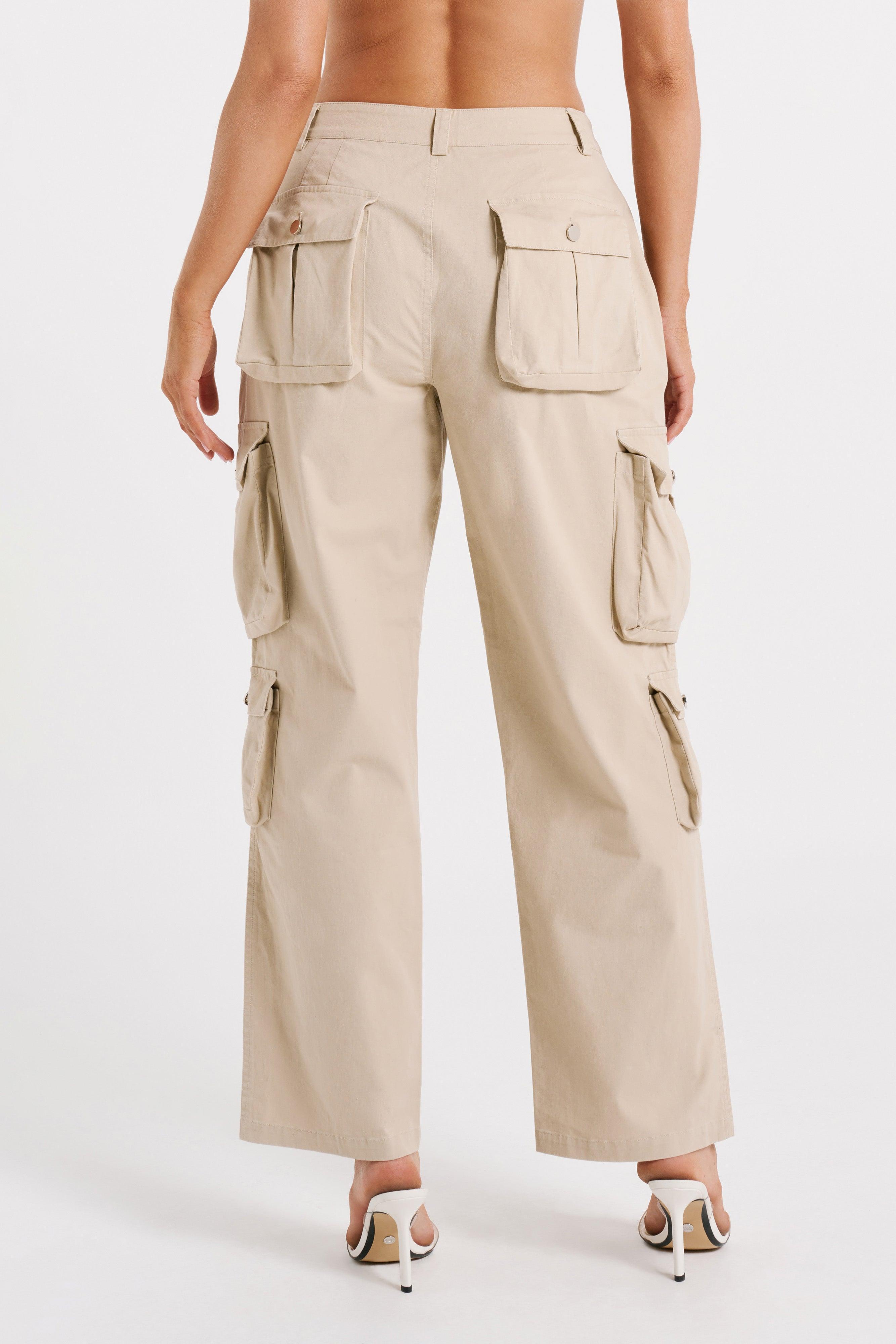 Clea Cargo Pant - Stone Product Image