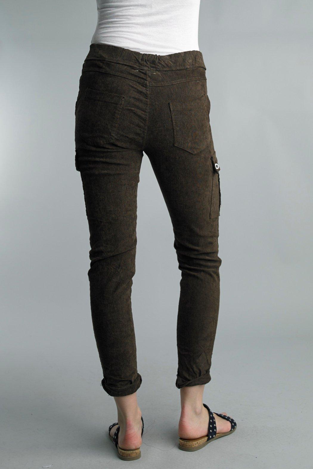 Brown Corduroy Cargo Pant Product Image