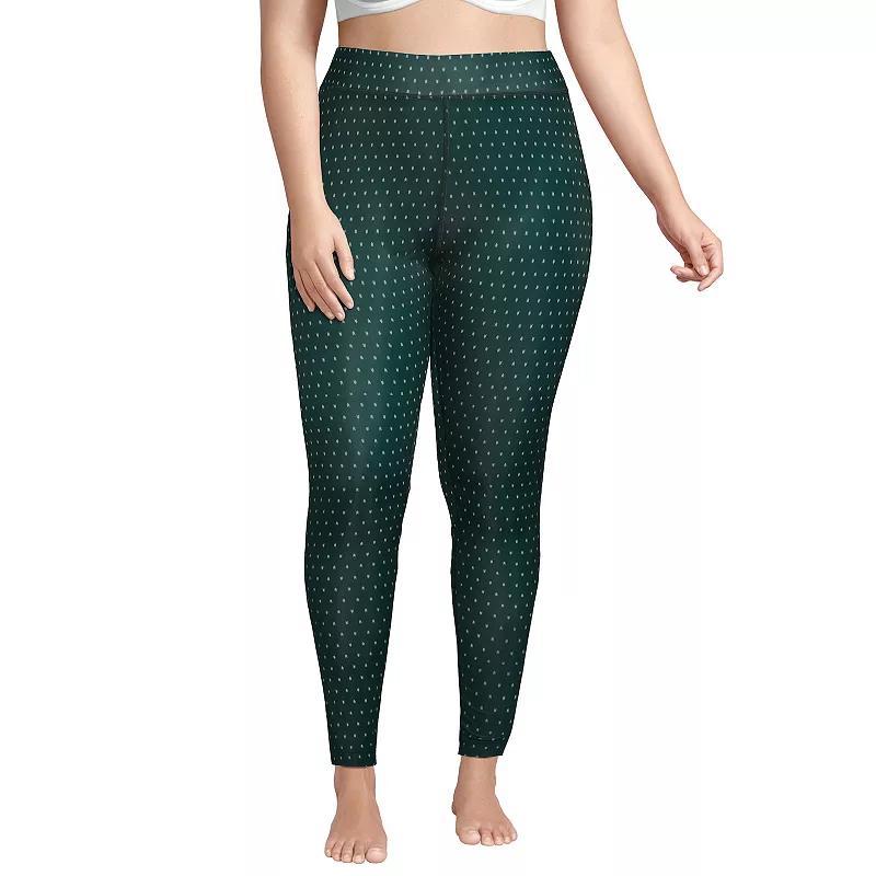 Plus Size Lands End Thermaskin Heat Pants, Womens Product Image