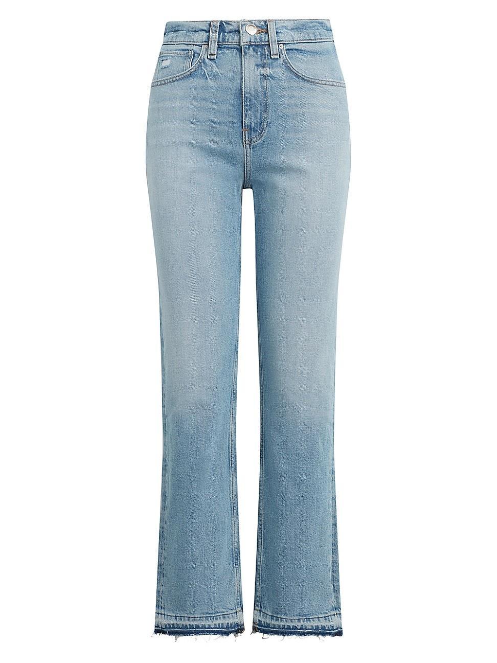 Womens Jade High-Rise Loose-Fit Straight Jeans Product Image