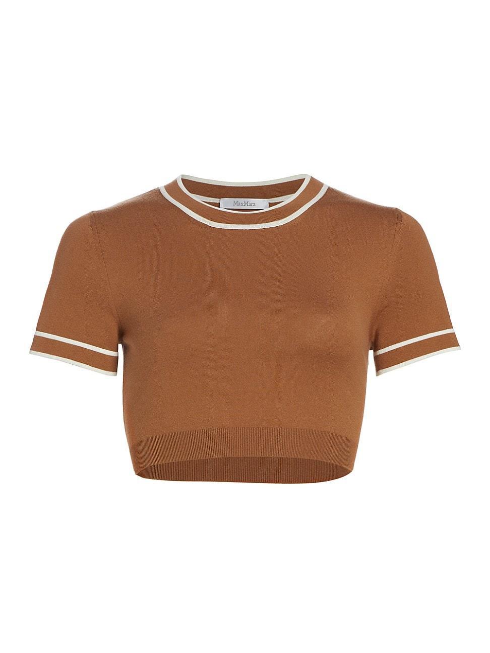 Max Mara Uscio Cropped Crewneck Sweater Product Image