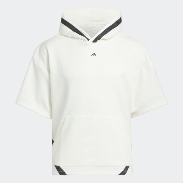 adidas Basketball Select Short Sleeve Hoodie Product Image