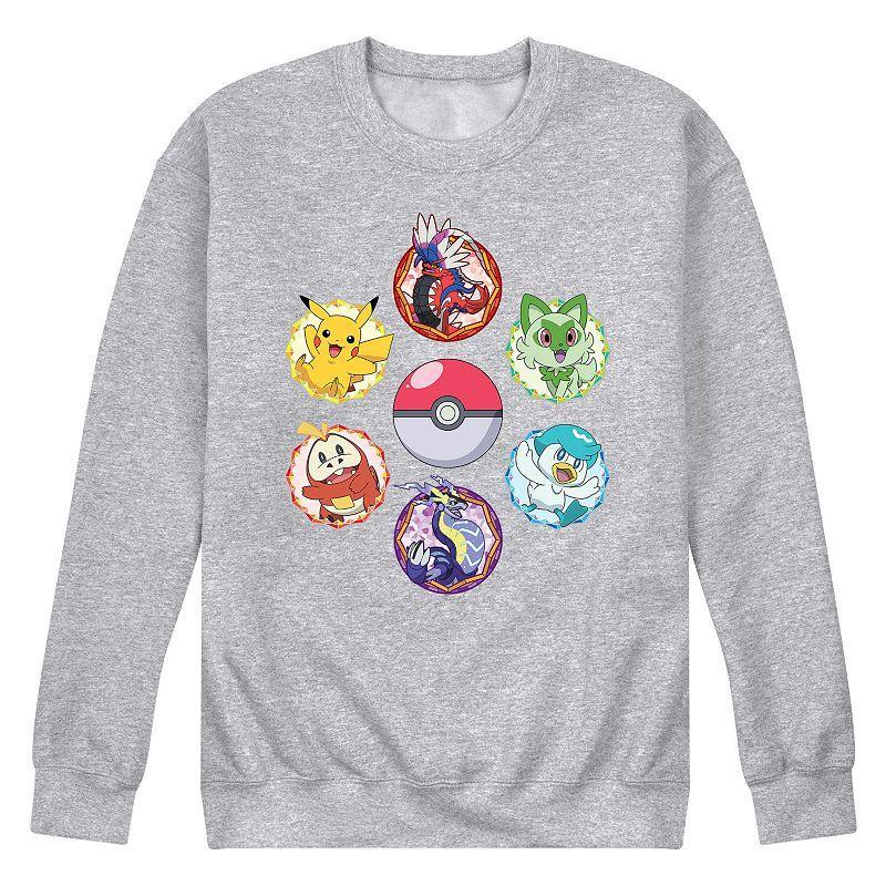 Mens Pokemon Sparkle Badges Fleece Product Image