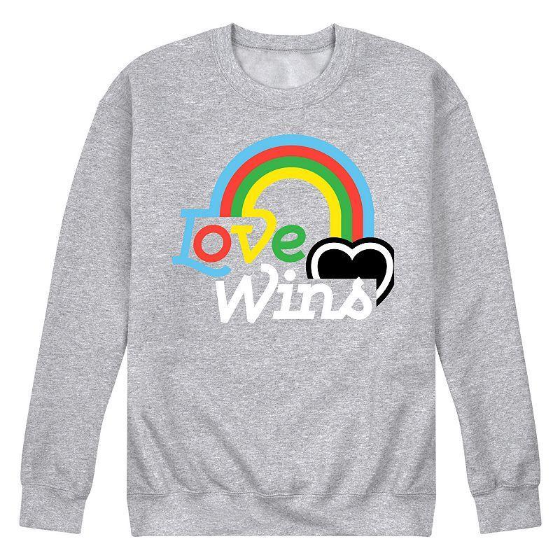 Mens Love Wins Fleece Sweatshirt Product Image