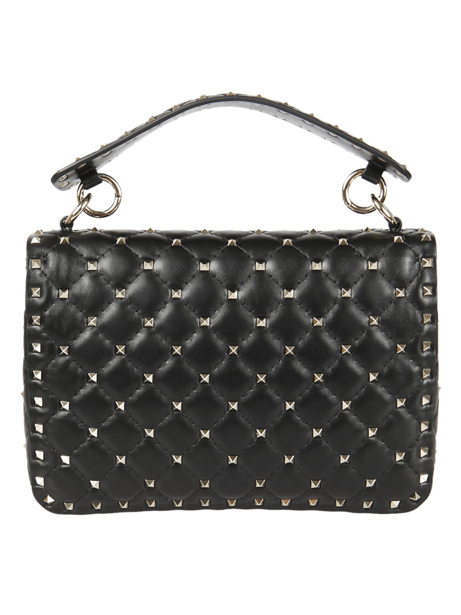 Rockstud W Spike Shoulder Bag In Black Product Image