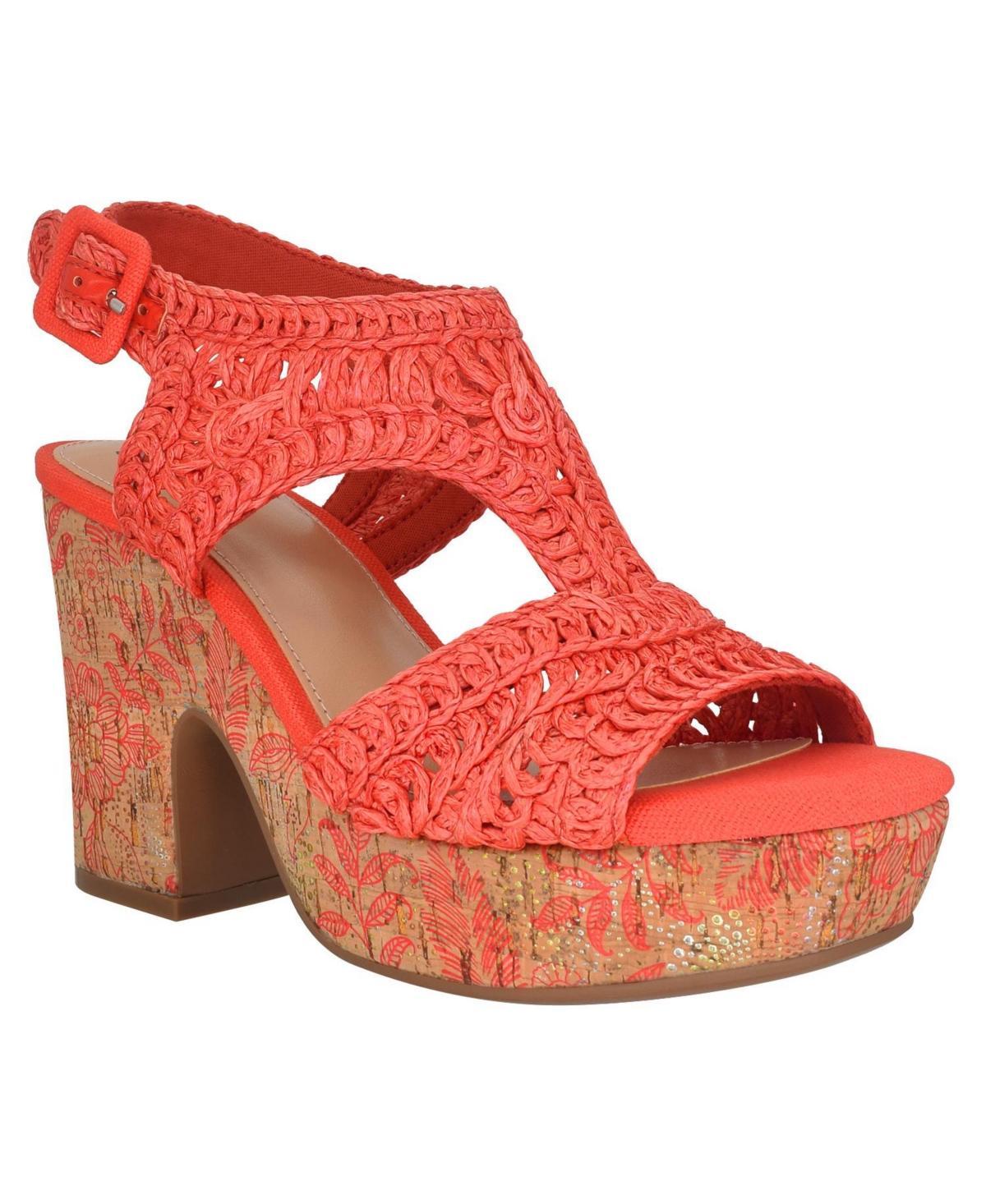 Impo Womens Osanna Woven Raffia Platform Sandals Product Image