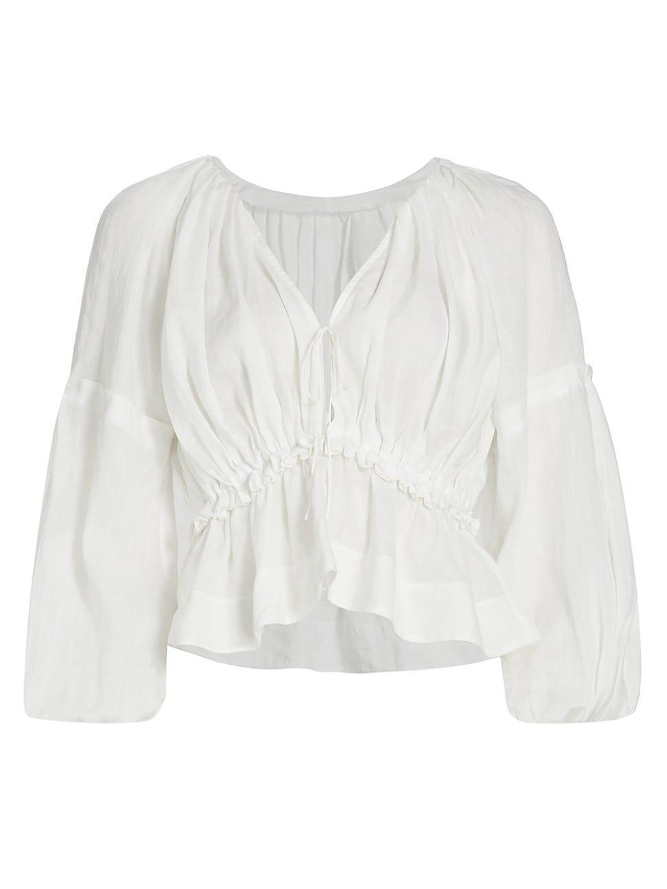 A.L.C. Leighton Top White. (also in ). Product Image