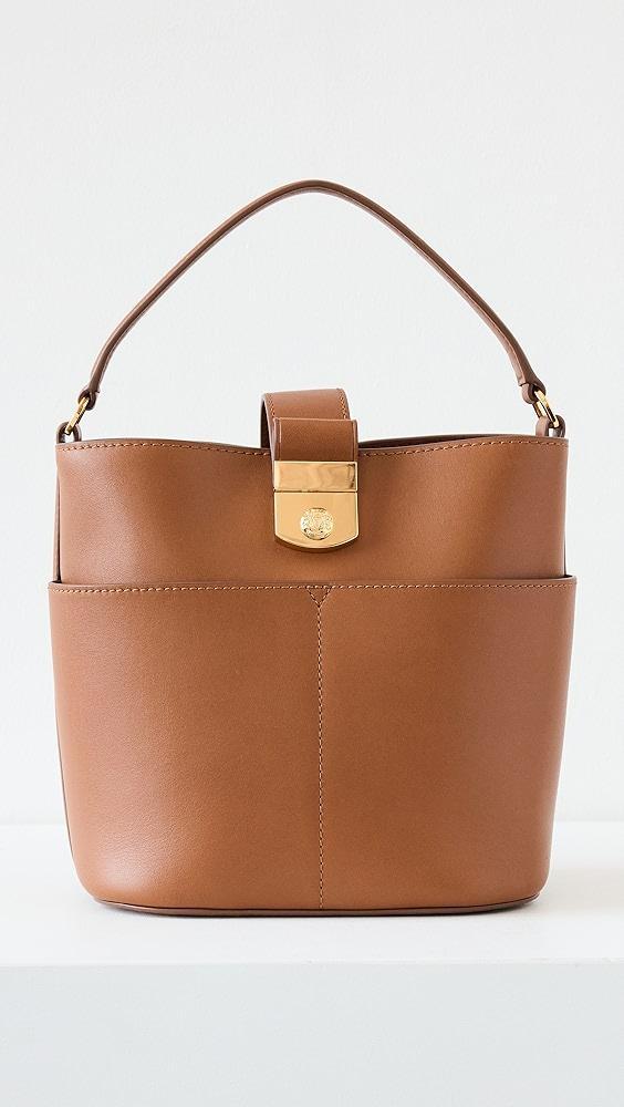 Veronica Beard Small Crest Lock Bucket Bag | Shopbop Product Image