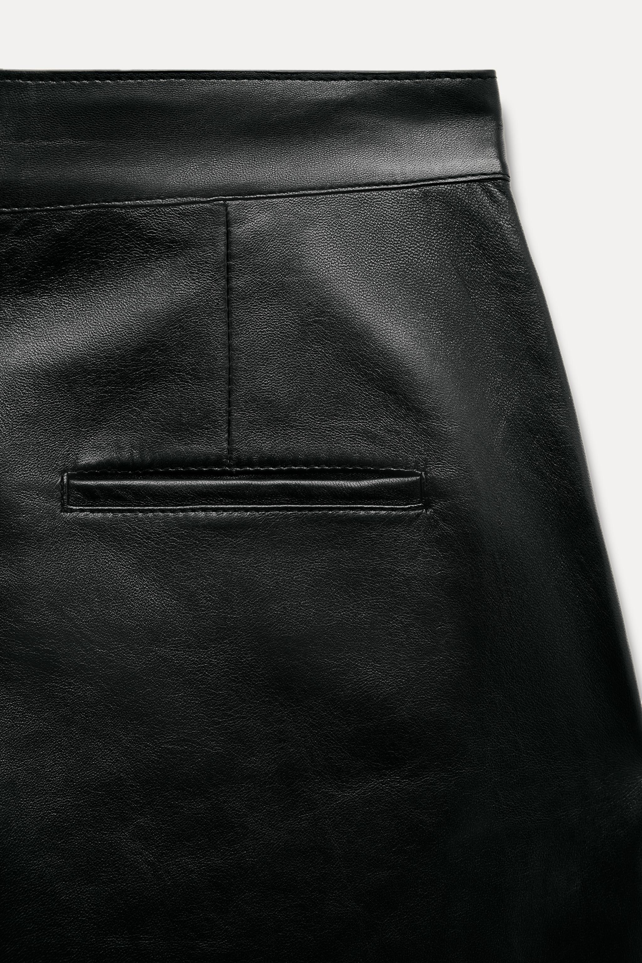 100% LEATHER BALLOON PANTS ZW COLLECTION Product Image