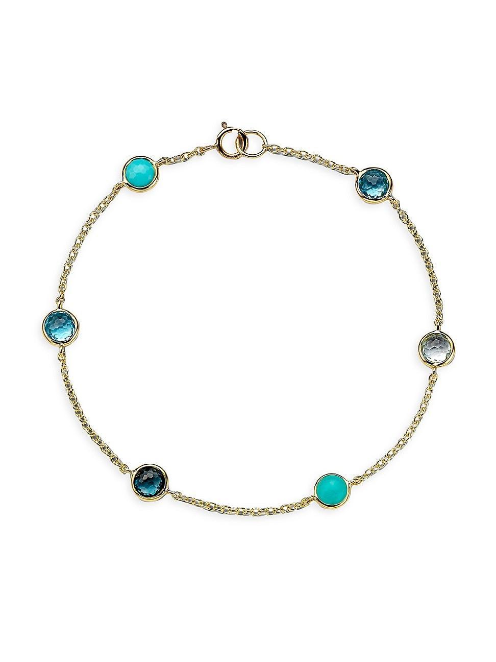 Ippolita 18K Yellow Gold Lollipop Multi Stone Link Bracelet Product Image