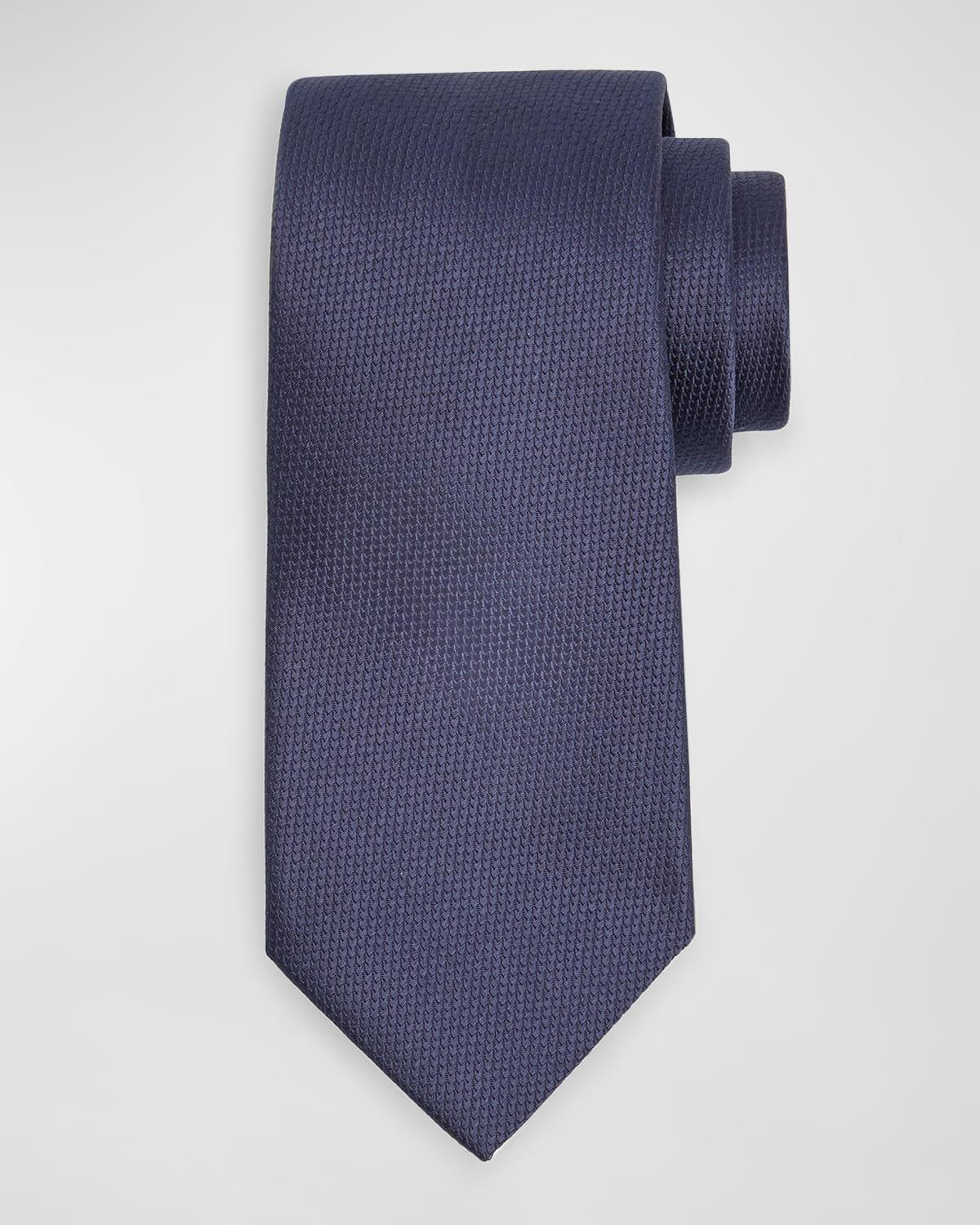 Men's Textured Silk Tie Product Image