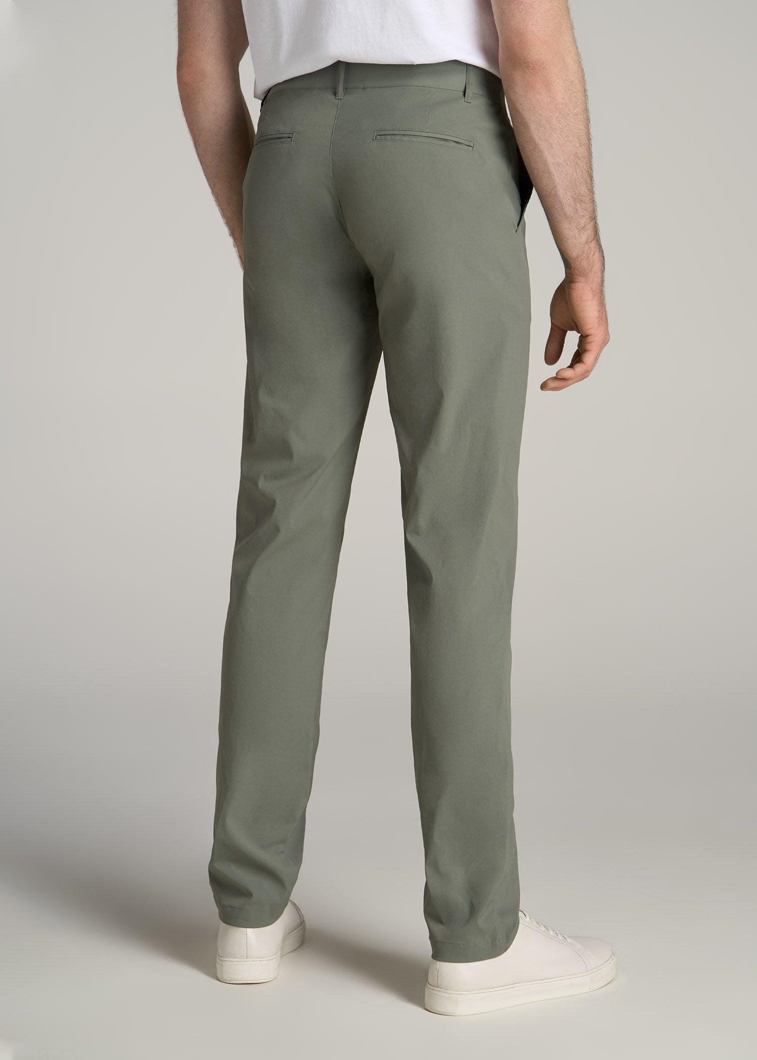 TAPERED FIT Traveler Chino Pants for Tall Men in Wreath Green Male Product Image