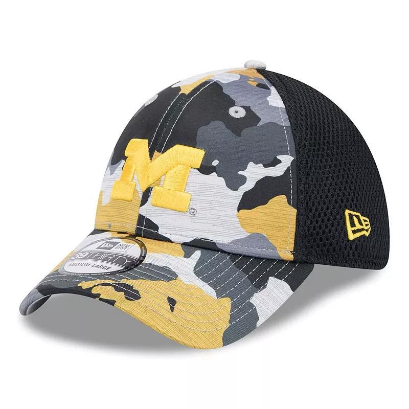 Mens New Era Camo/Black Michigan Wolverines Active 39THIRTY Flex Hat Product Image