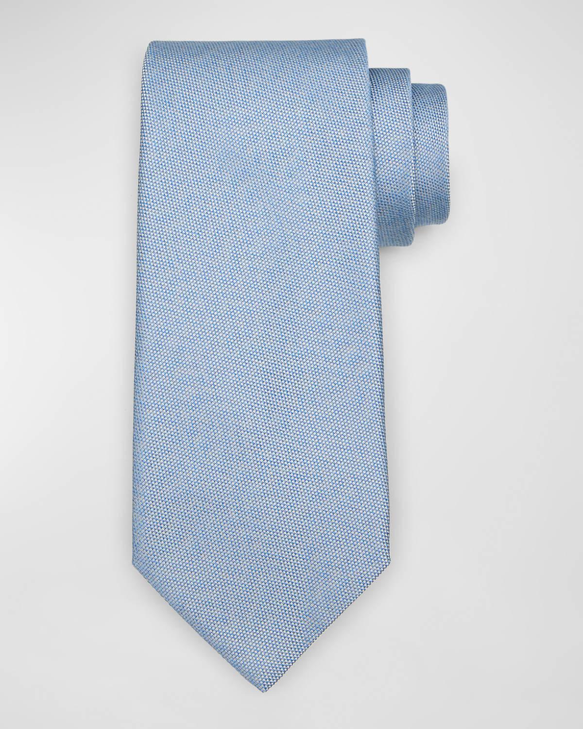 Men's Solid Silk Tie Product Image