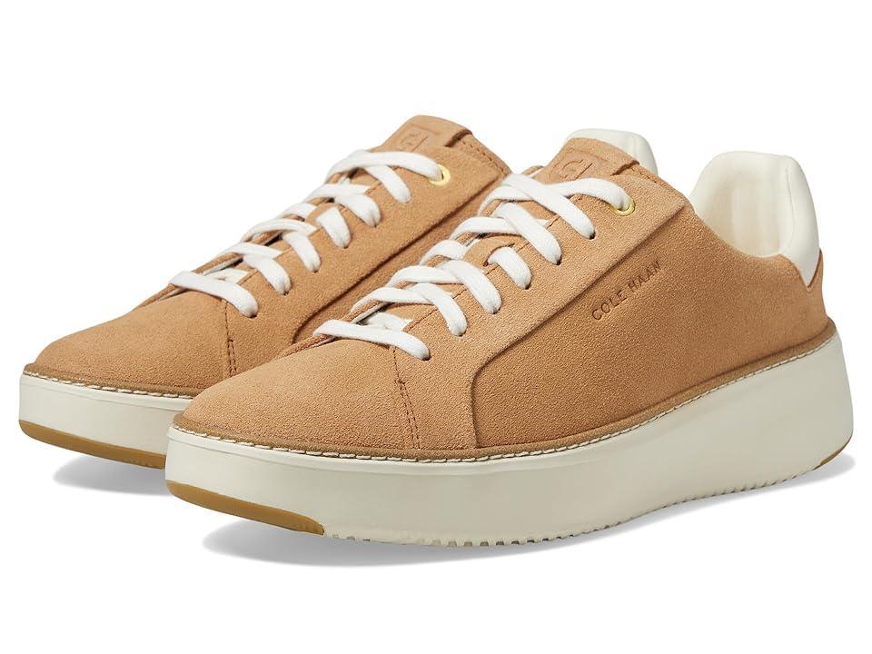 Cole Haan Grandpro Topspin Sneakers (Biscuit Suede/Ivory) Women's Shoes Product Image