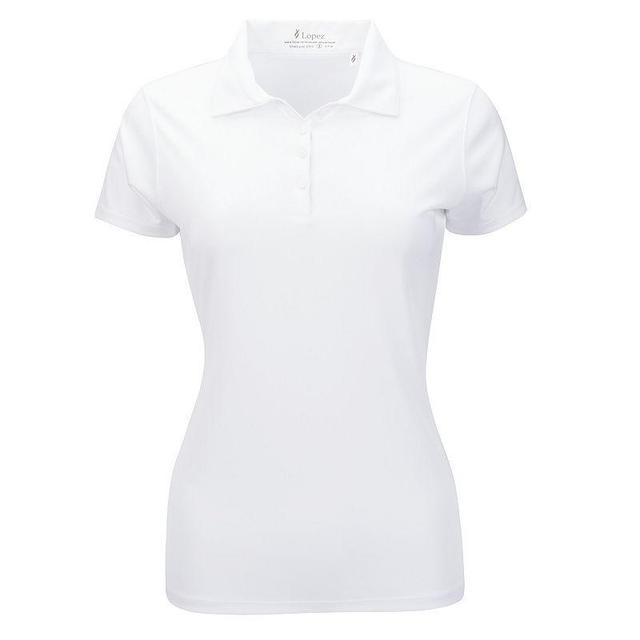 Plus Size Nancy Lopez Short Sleeve Polo, Womens Product Image