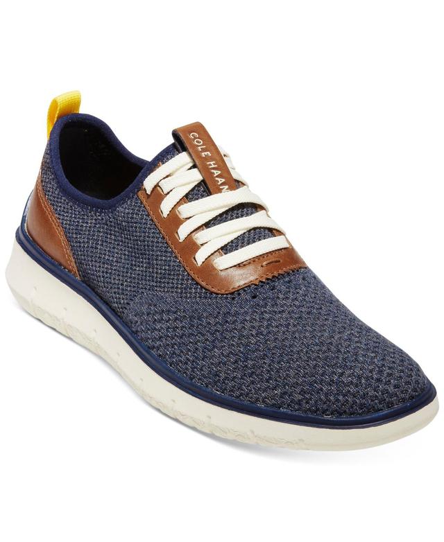 Cole Haan Generation Zerogrand Stitchlite (Grey Knit/Yellow/White) Men's Shoes Product Image