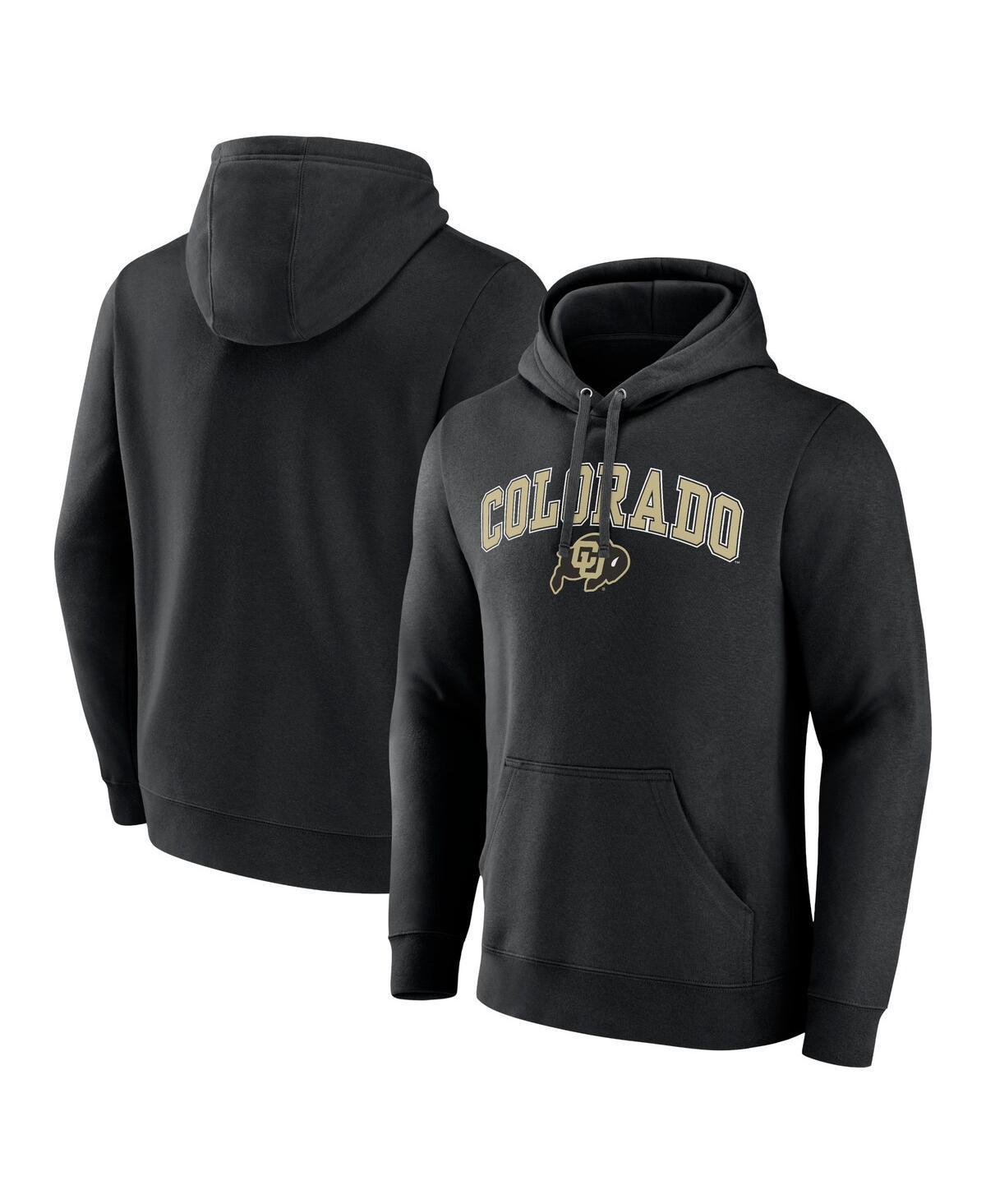 Mens Fanatics Black Colorado Buffaloes Campus Pullover Hoodie Product Image