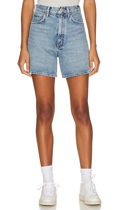 AGOLDE Stella Short in Denim-Medium Product Image