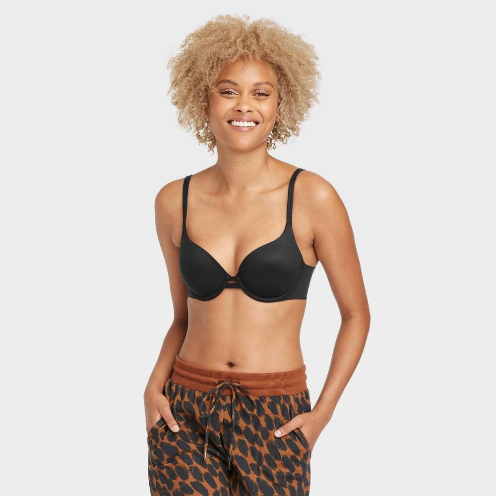 Womens Light Lift Plunge Bra - Auden Black 36DDD Product Image