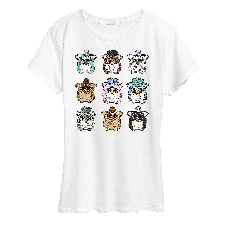 Womens Furby Grid Graphic Tee Product Image