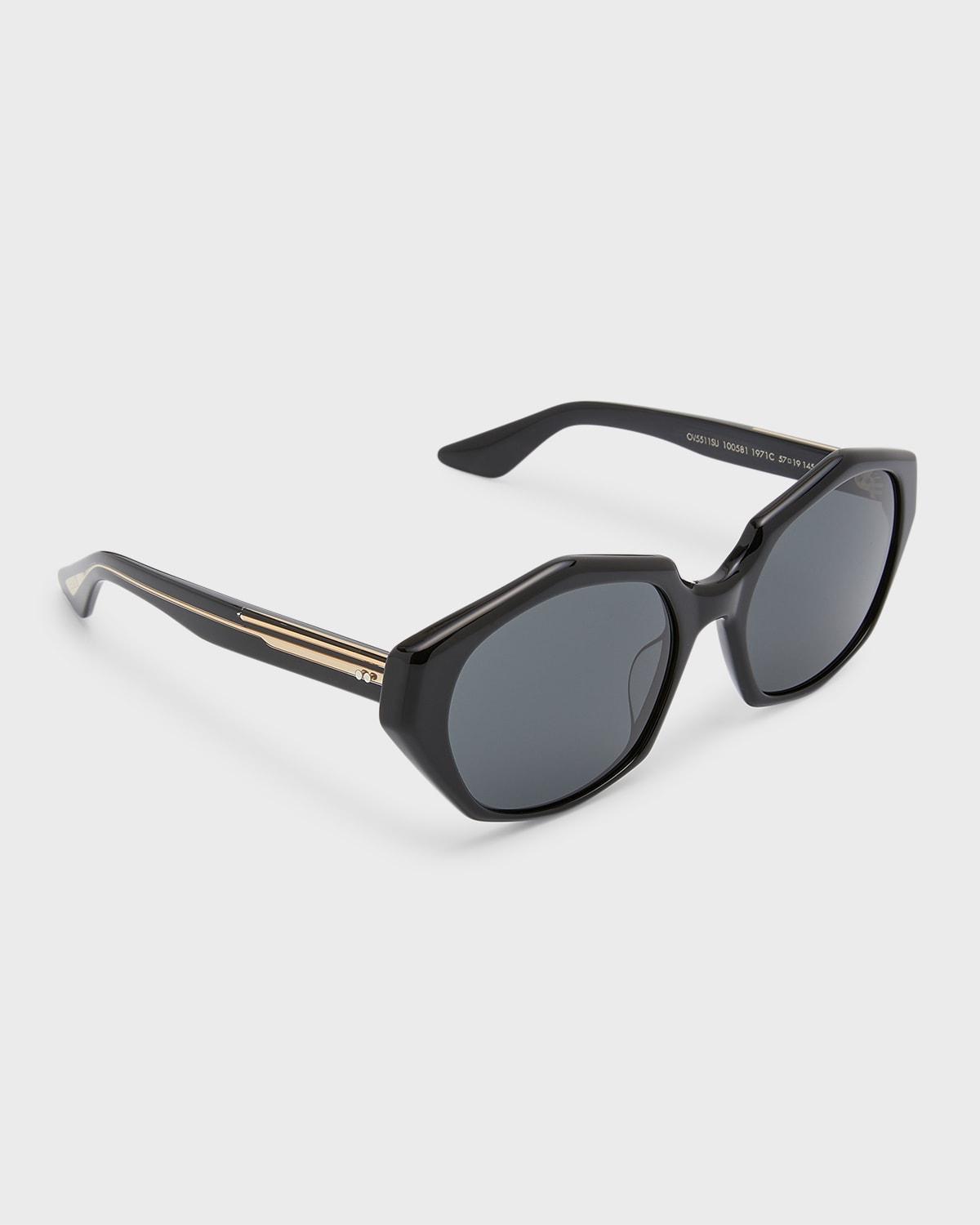 Oliver Peoples x KHAITE 1971C 57mm Irregular Sunglasses Product Image