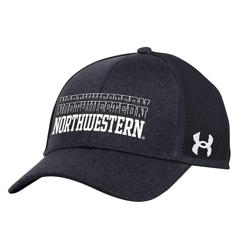 Mens Under Armour Northwestern Wildcats Sideline Blitzing Trucker Adjustable Hat Product Image