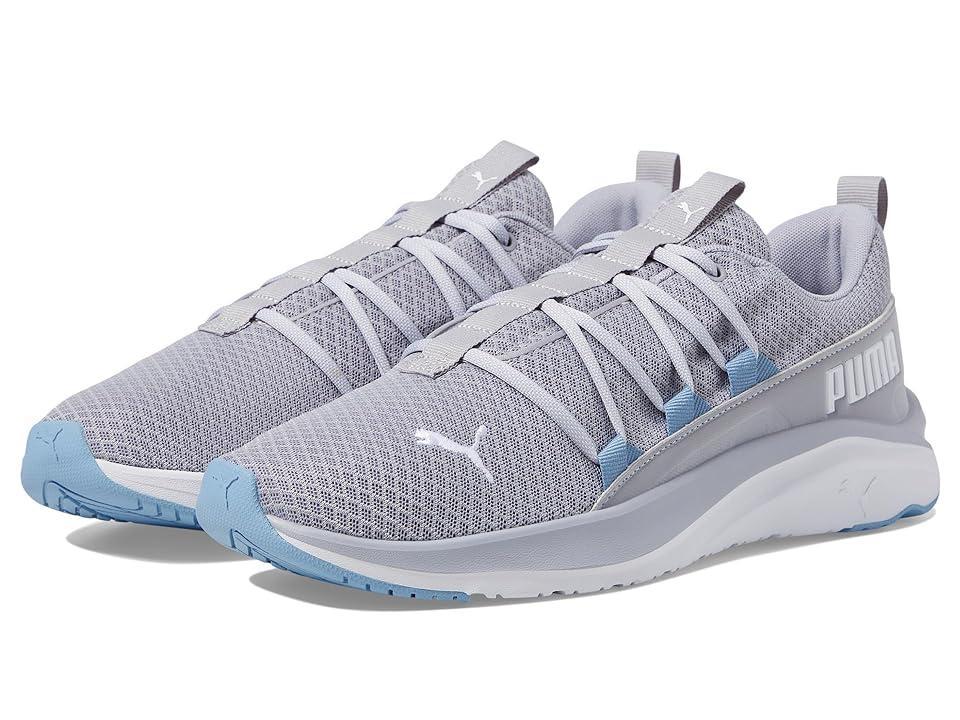 PUMA Softride One4All Fog/PUMA White/Zen Blue) Men's Shoes Product Image