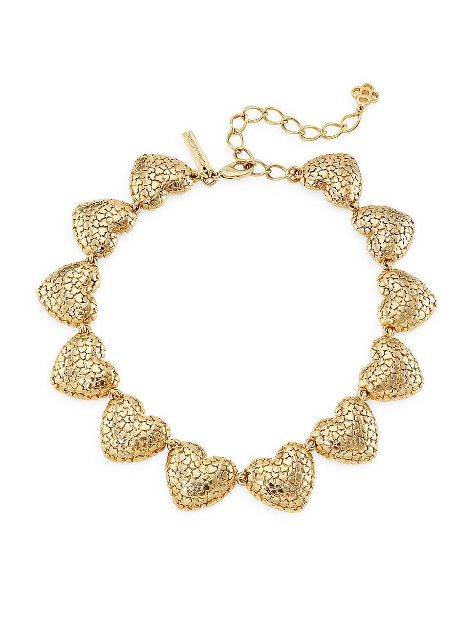 Oscar de la Renta Heart Clusters Necklace Product Image