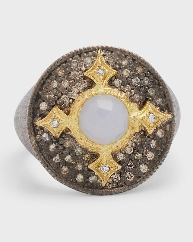 Old World Chalcedony Statement Ring Product Image