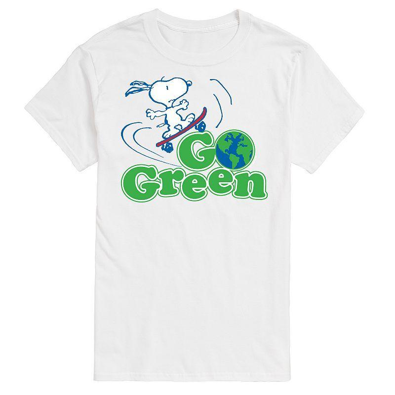 Mens Peanuts Go Green Tee Product Image