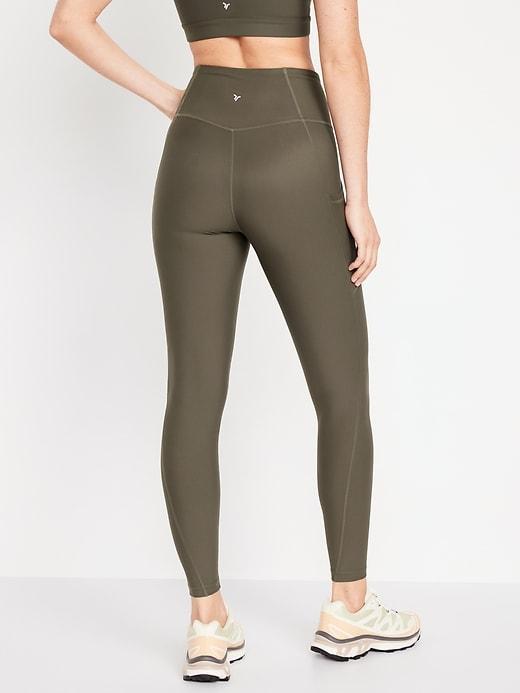 High-Waisted PowerSoft Rib Leggings Product Image