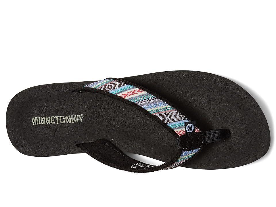 Minnetonka Hedy (Blue Arizona) Women's Slippers Product Image