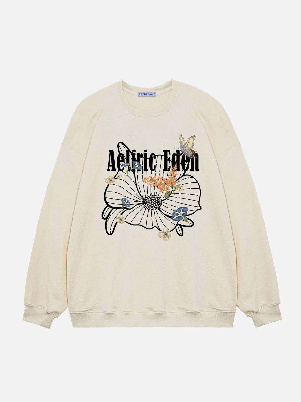 Aelfric Eden Flower Print Sweatshirt Product Image