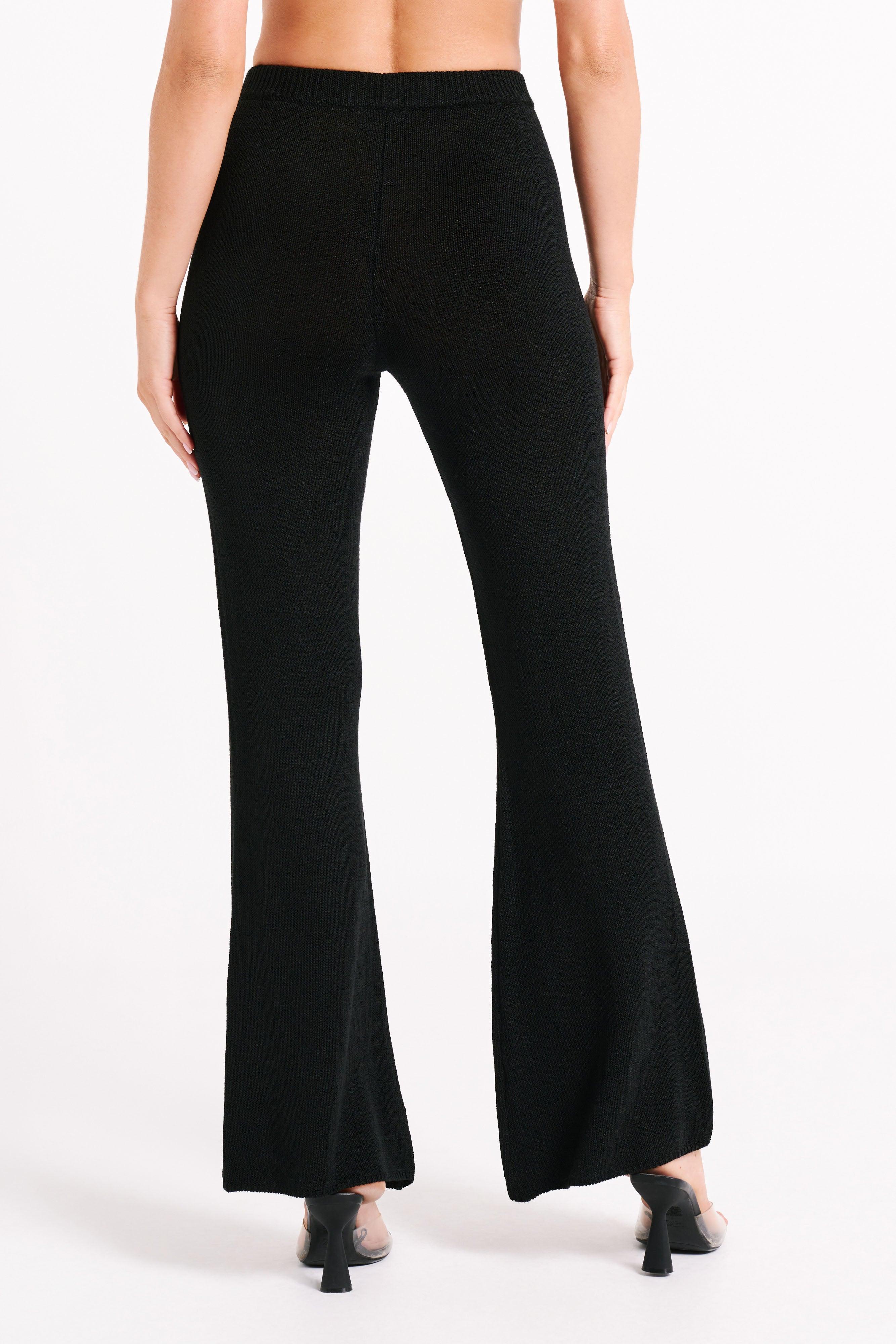 Carlota Knit Pants - Black Product Image