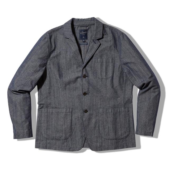 Denim Unconstructed Blazer - Denim Blue Product Image