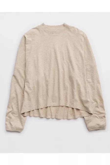 Aerie Cozy Long Sleeve Mockneck T-Shirt Women's Product Image