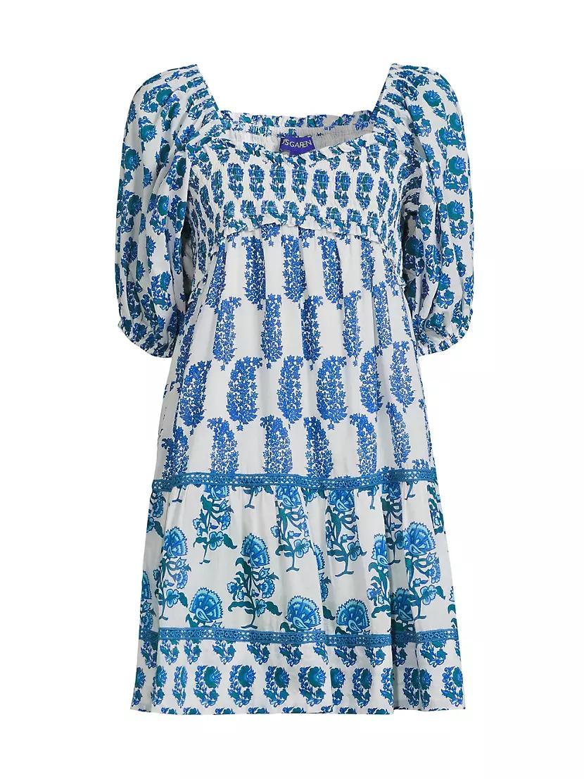 Tamara Printed Cotton Minidress Product Image