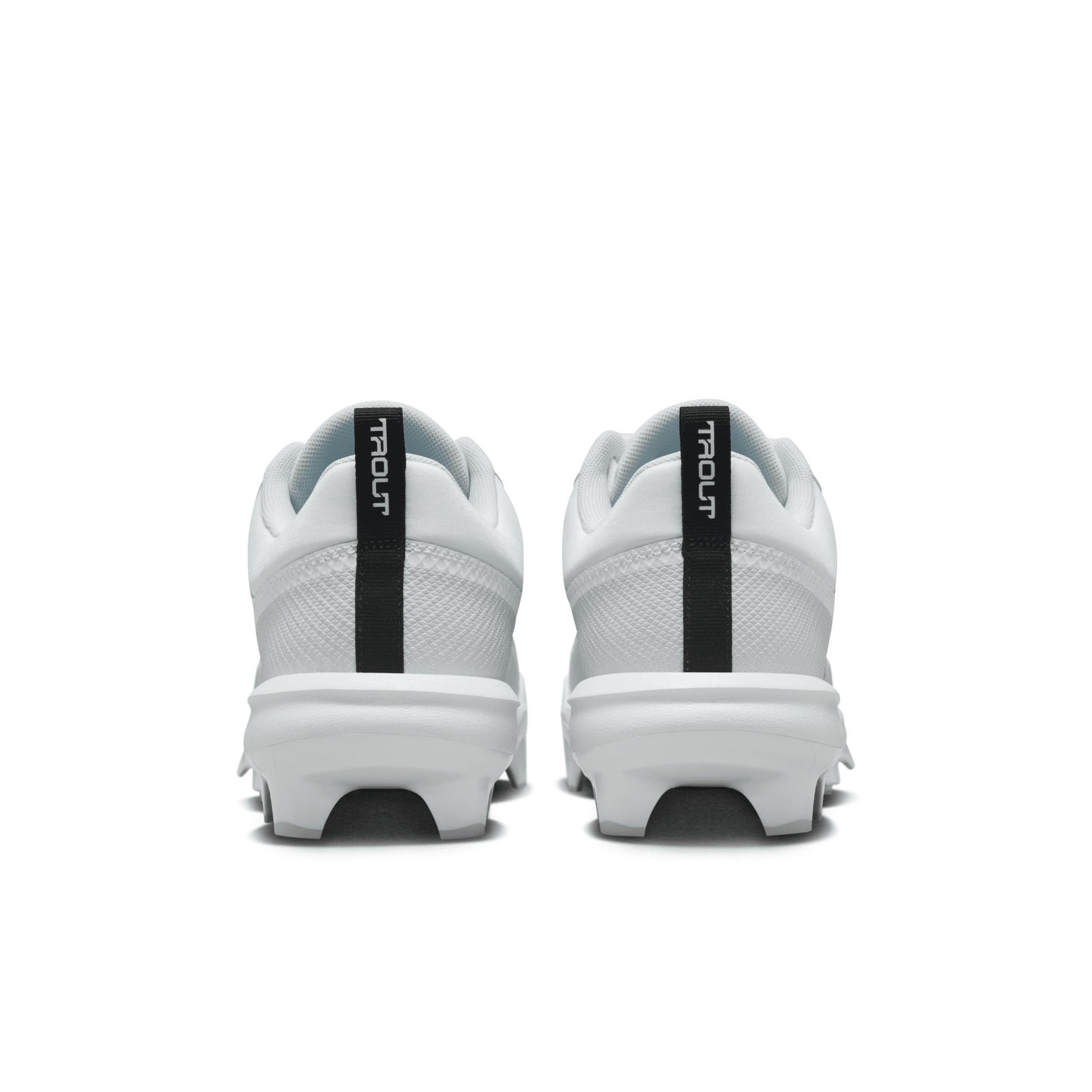 Nike Mens Nike Force Trout 9 Pro MCS - Mens Baseball Shoes White/Black/Pure Platinum Product Image