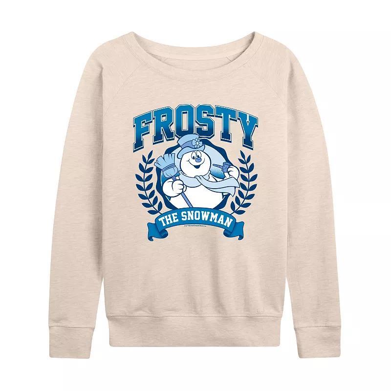 Womens Frosty The Snowman Collegiate Lightweight French Terry Sweatshirt Product Image