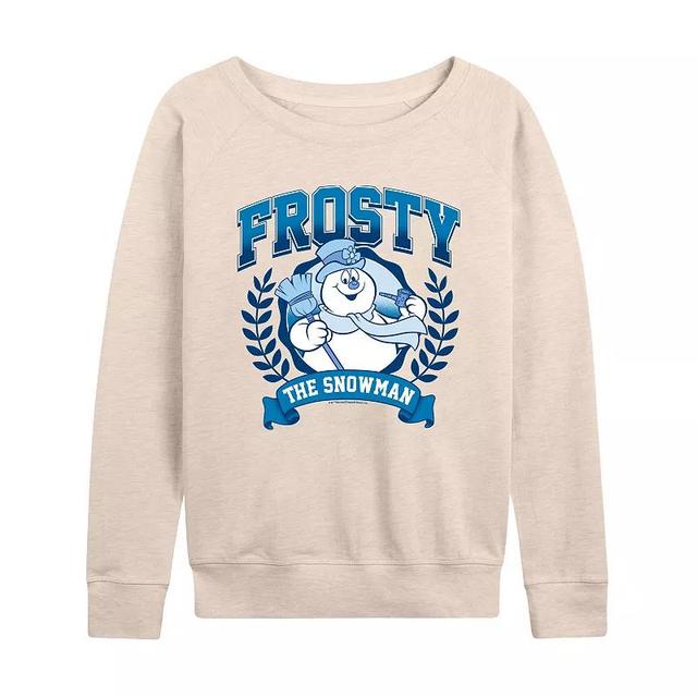 Womens Frosty The Snowman Collegiate Lightweight French Terry Sweatshirt Product Image