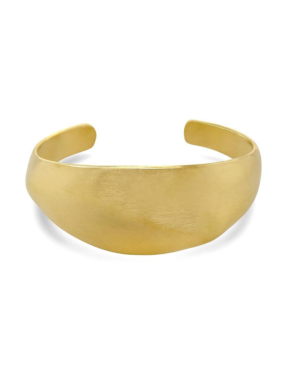 Womens Icon Lagos 22K-Gold-Plated Cuff Product Image