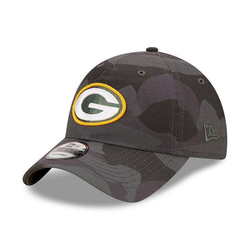 Mens New Era Camo Bay Packers Core Classic 2.0 9TWENTY Adjustable Hat Product Image