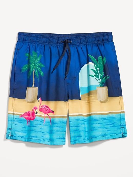 Printed Swim Trunks -- 7-inch inseam Product Image