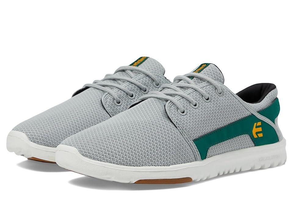 etnies Scout (Light Grey/Yellow) Men's Skate Shoes Product Image