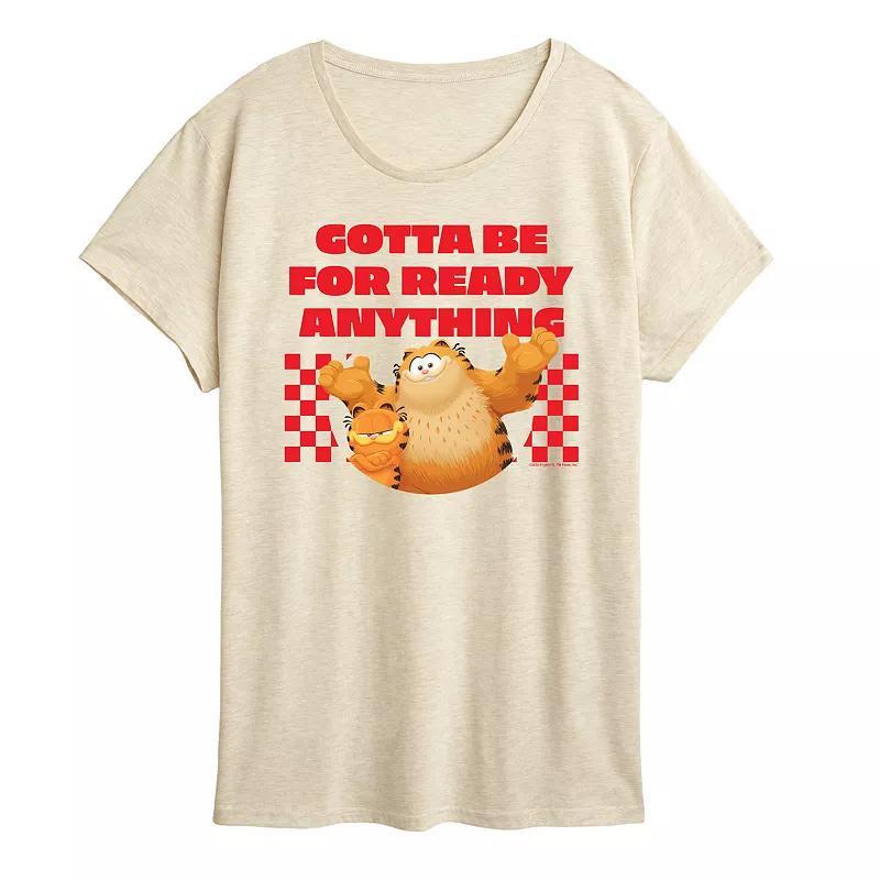 Plus The Garfield Movie Gotta Be Ready Graphic Tee, Womens Product Image