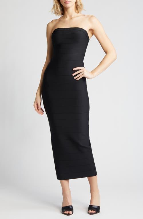 bebe Strapless Bandage Dress Product Image