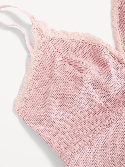 Longline Waffle Bralette Product Image