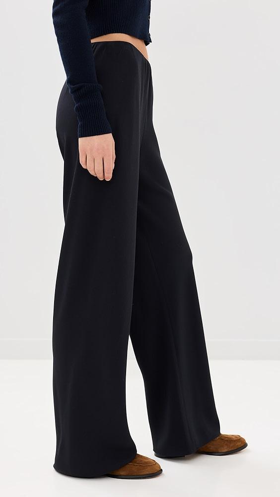 Vince High Waist Crepe Biased Pants | Shopbop Product Image